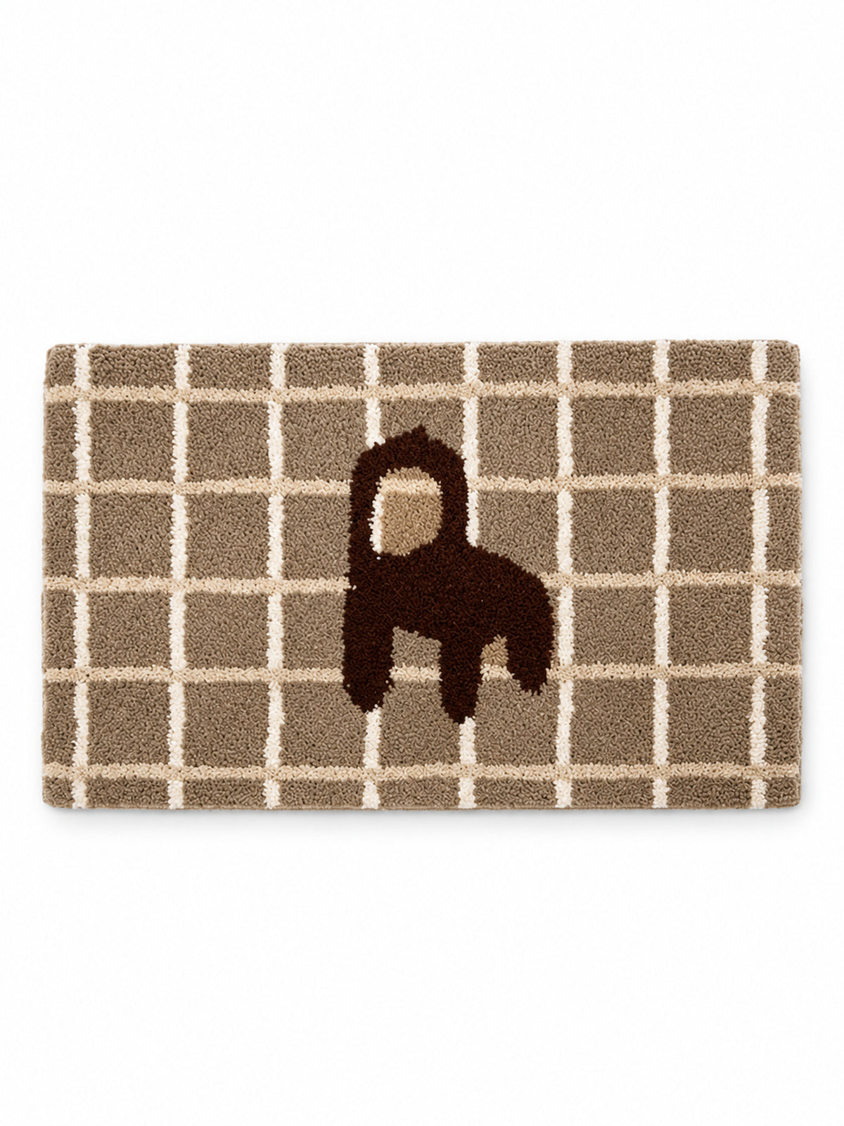 Gridback Chair Graphic Bath Mat on a white background