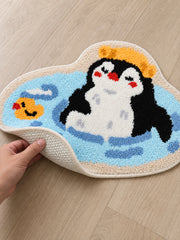 Penguin Bubble Bath Mat — Textured backing