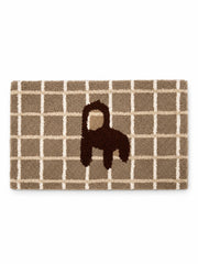 Gridback Chair Graphic Bath Mat on a white background