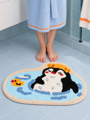 Penguin Bubble Bath Mat — Bathroom close-up